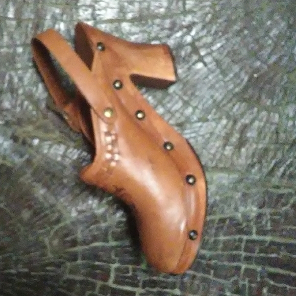 Vintage BoHo clog slingbacks - Picture 2 of 7